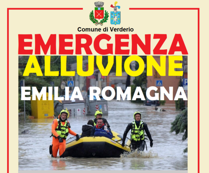 Emergenza alluvione, Verderio per Emilia Romagna