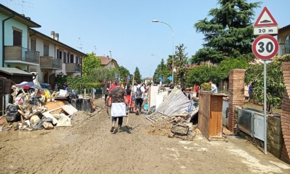 Protezione civile lecchese in campo in Emilia Romagna