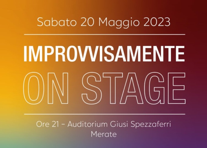 “Improvvisamente on stage” per sostenere la Croce Rossa di Merate