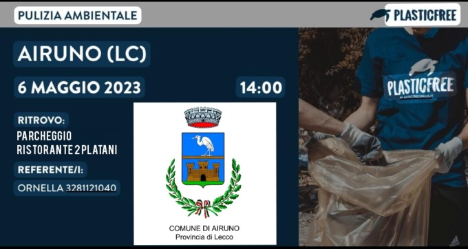 Giornata ecologica ad Airuno con Plastic Free