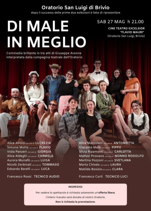 A teatro con l’oratorio di Brivio