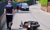 Incidente in moto a Merate, soccorso un 52enne
