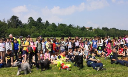 La protezione civile incontra la primaria di Lomagna