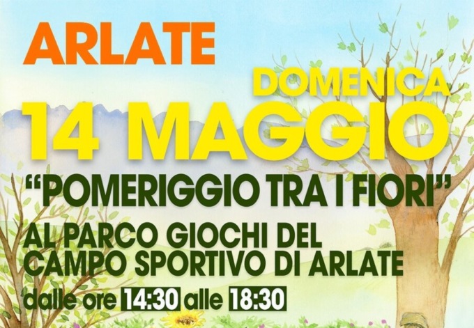 “Pomeriggio tra i fiori”, al campo sportivo di Arlate