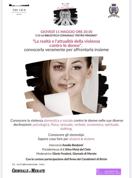 Violenza sulle donne, un incontro con la Pro Loco di Brivio