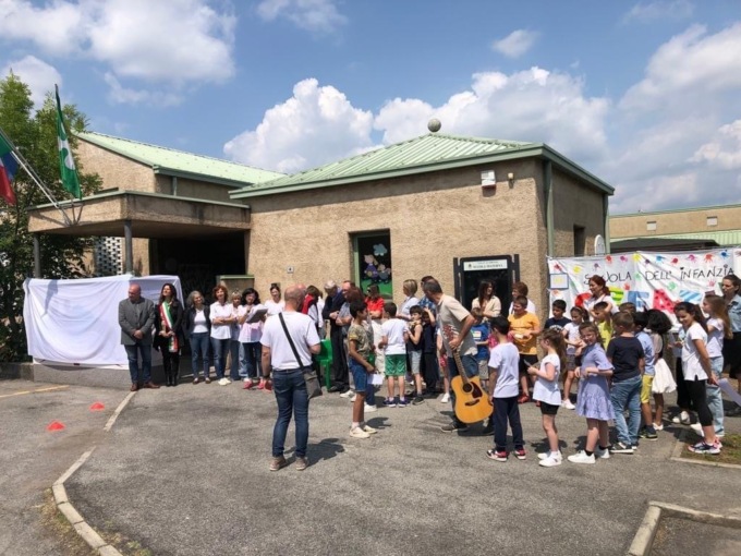 Inaugurata la scuola dell’infanzia di Cibrone, intitolata a Gianni Rodari