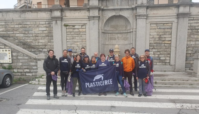 Raccolta rifiuti a Olgiate con Plastic Free