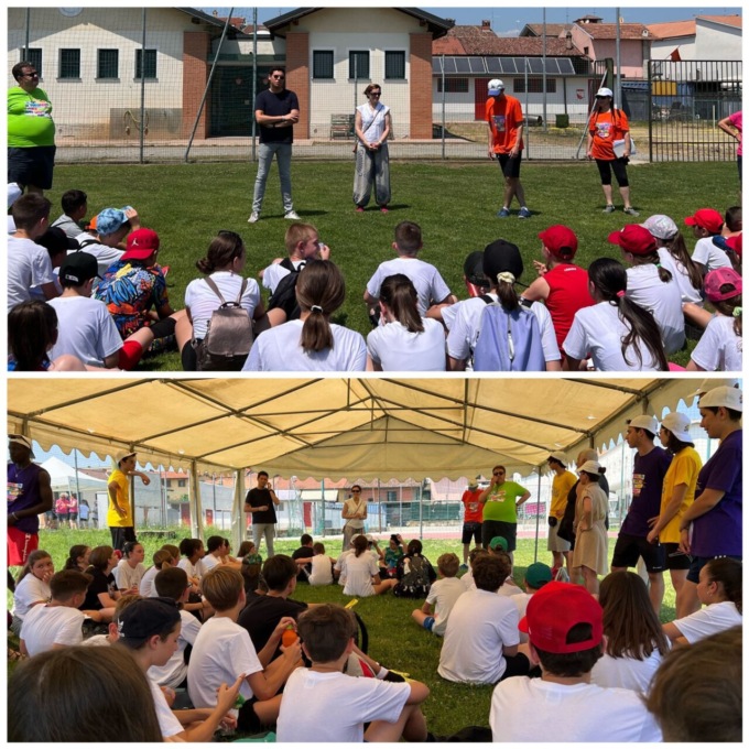 Il sindaco e vice salutano i ragazzi del Cre di Suisio