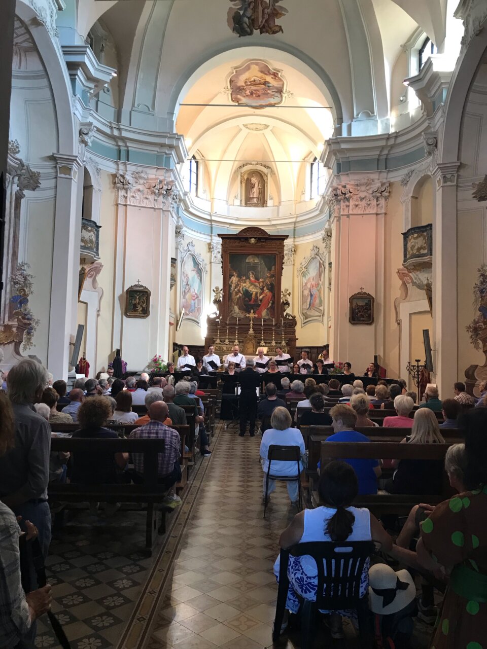 Durante il concerto del 25 giugno ad Oggiono