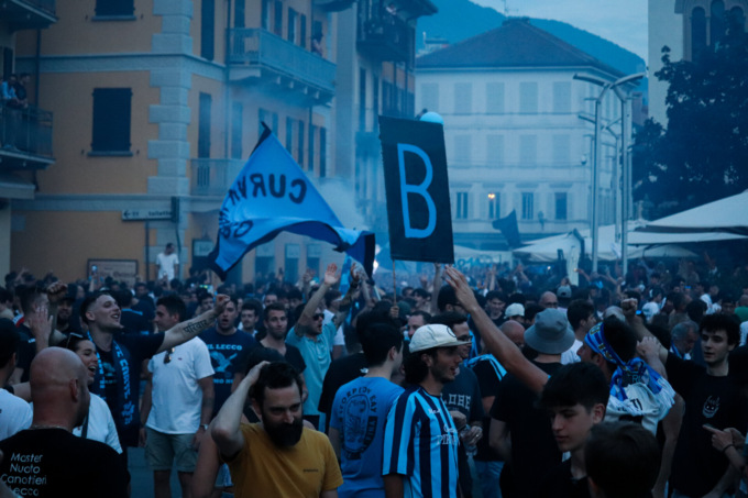 Lecco in serie B: festa in tutta la provincia