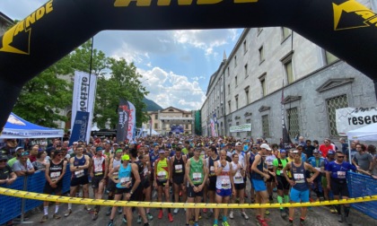 Al via la Resegup: in 1200 da piazza Garibaldi alla vetta del Resegone