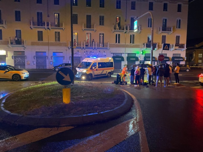 Incidente in moto, giovane ferito gravemente