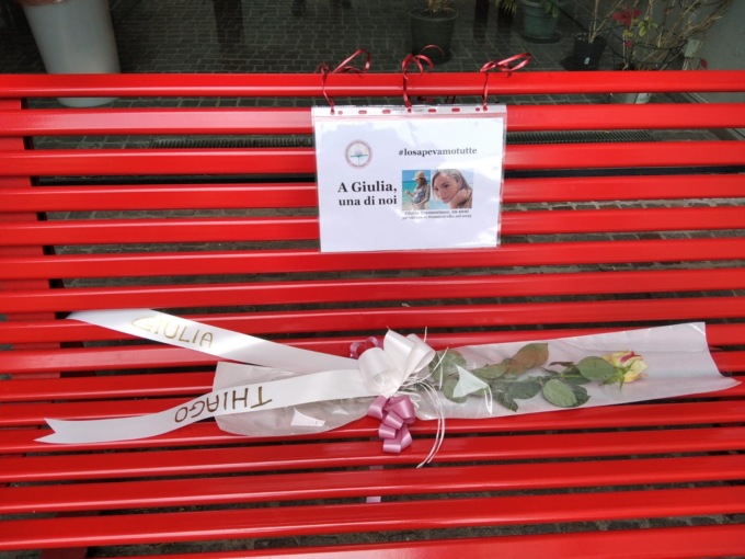 Officina donna ricorda Giulia Tramontano, vittima di femminicidio