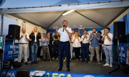 Matteo Salvini al Lumbard fest di Barzago