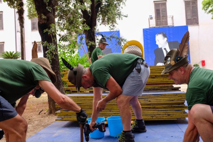 Primo design park contro le mafie: anche le penne nere della Valle San Martino al lavoro