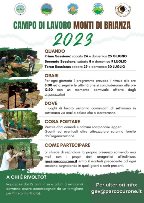 Un weekend al lavoro in montagna