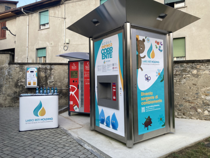 Cremella: attivata la nuova casetta dell’acqua