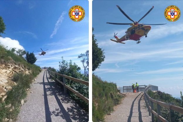 Malore e caduta: doppio intervento del Soccorso Alpino