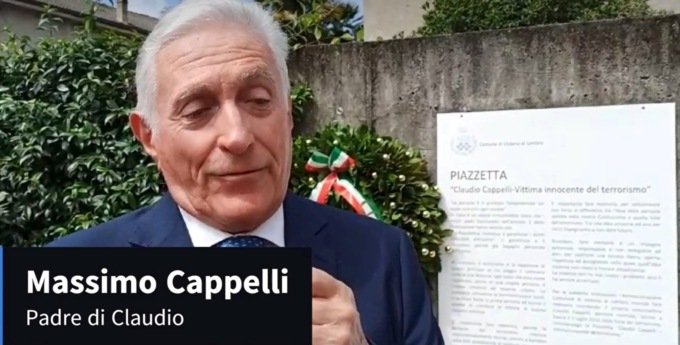 Ricordato Claudio Cappelli, vittima del terrorismo