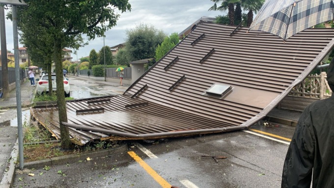Maltempo nella Bergamasca, 60 interventi dei vigili del fuoco
