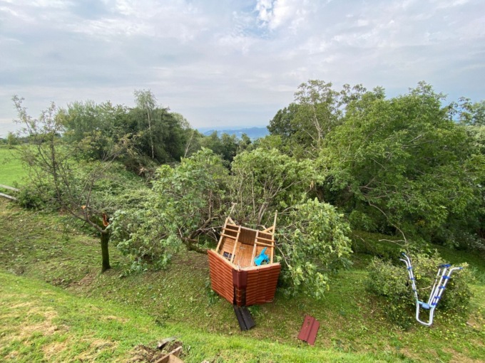 Colle Brianza flagellato dal maltempo