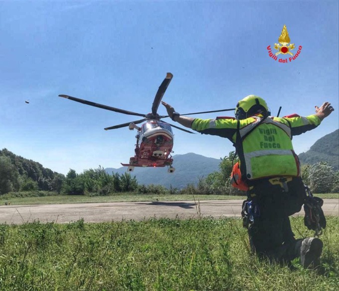 Incidenti in montagna, doppio intervento dei Vigili del fuoco