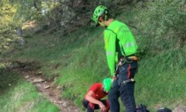 Incidente all'alpe Giumello, soccorsa una donna di 69 anni IL VIDEO