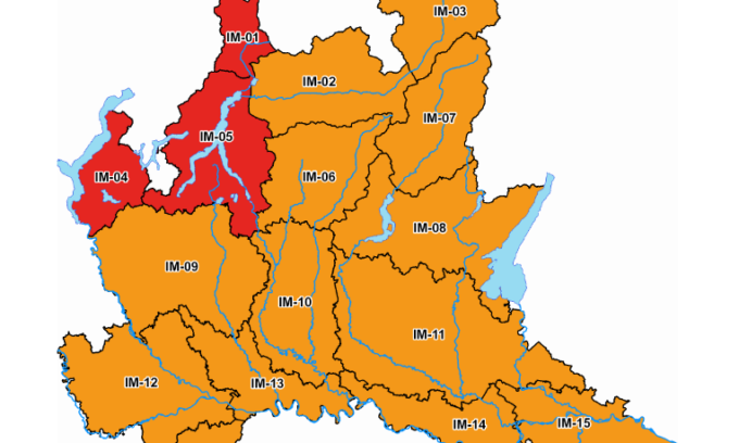 Allerta meteo rossa sul territorio: massima attenzione