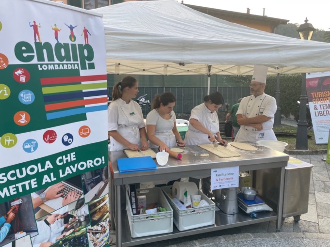 Gli studenti di Enaip Monticello Brianza e Lecco hanno partecipato alla Festa delle Corti di Garlate