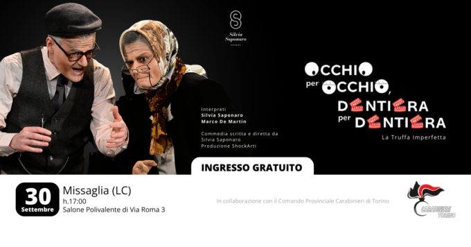 Missaglia, uno spettacolo per sensibilizzare sulla questione delle truffe