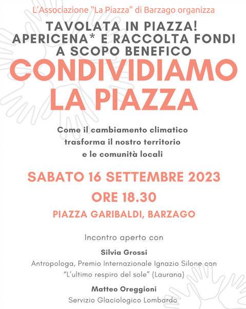 A Barzago “Condividiamo la piazza”: al centro la crisi climatica