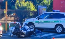 Incidente scooter - camion, centauro in ospedale
