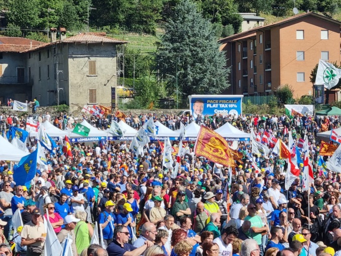 La Lega torna sul “pratone” di Pontida
