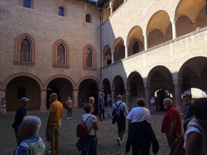 L’associazione della terza età in gita a Fontanellato