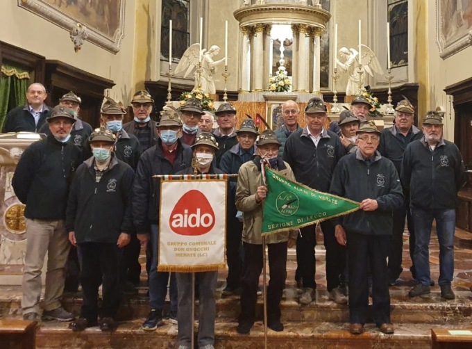 Alpini di Merate in festa per il 95esimo di fondazione del gruppo