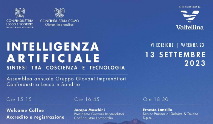 Confindustria, i giovani imprenditori in assemblea. Intelligenza artificiale: questo il titolo dell’incontro