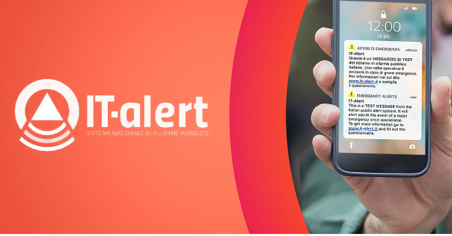 Domani a mezzogiorno il test di prova di It-alert