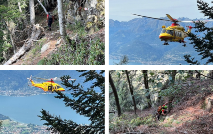 Due interventi del Soccorso Alpino sui monti lecchesi