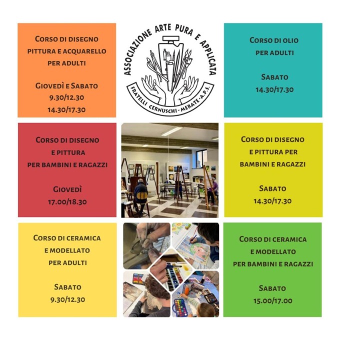 La Scuola d’Arte Pura e Applicata riapre i corsi per adulti e bambini