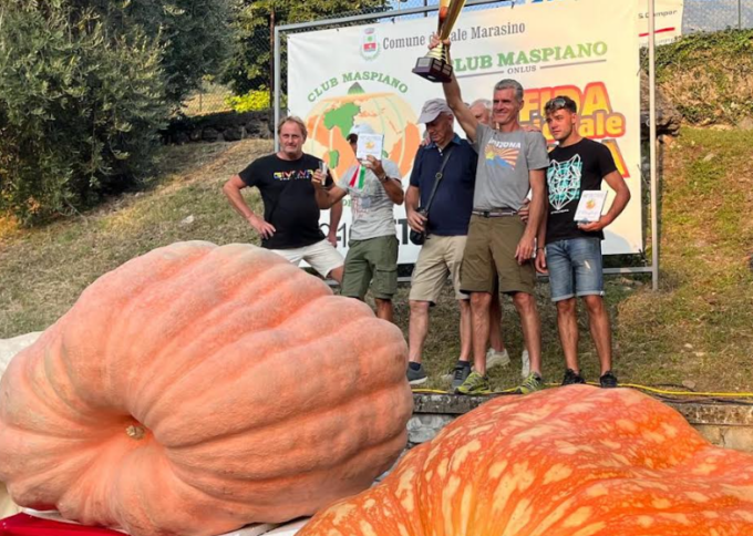 E’ di Sirtori la zucca più grande d’Italia