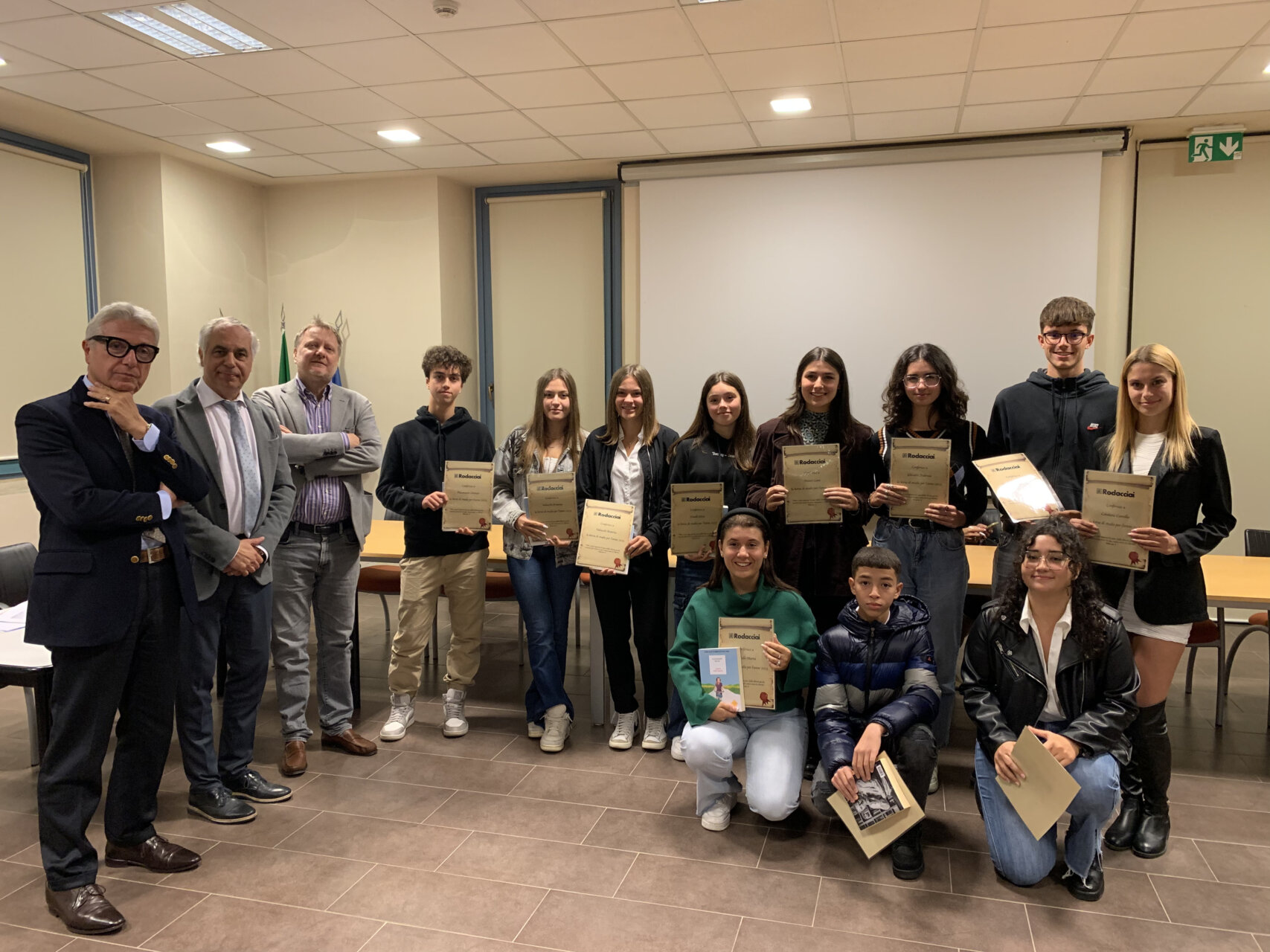 I ragazzi premiati