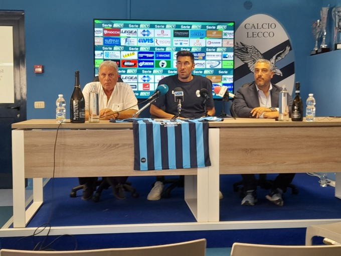 Presentato Bonazzoli, nuovo mister della Calcio Lecco