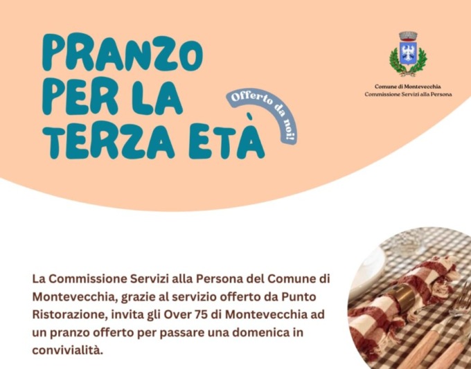 Pranzo con gli anziani, offre il Comune