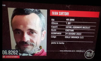 Ivan Sirtori, i famigliari non smettono di cercarlo