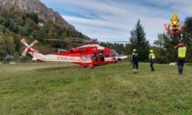 Bloccati in Grignetta: salvati dai pompieri