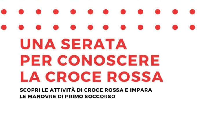 Una serata per conoscere la Croce Rossa