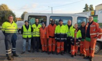 Protezione civile della Brianza al lavoro sul Rio Molgorana