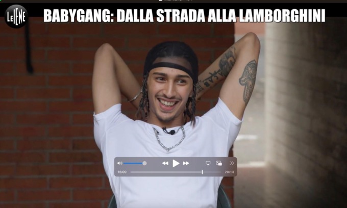 Baby gang protagonista a Le Iene: “Dalla strada alla Lamborghini”