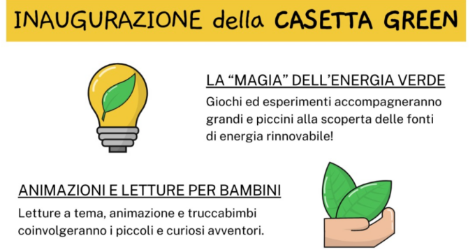 Merate, sabato prossimo l’inaugurazione della casetta green