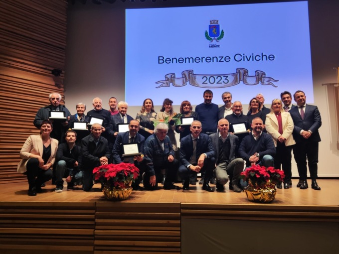 Benemerenze civiche di Merate, la città premia i suoi benemeriti